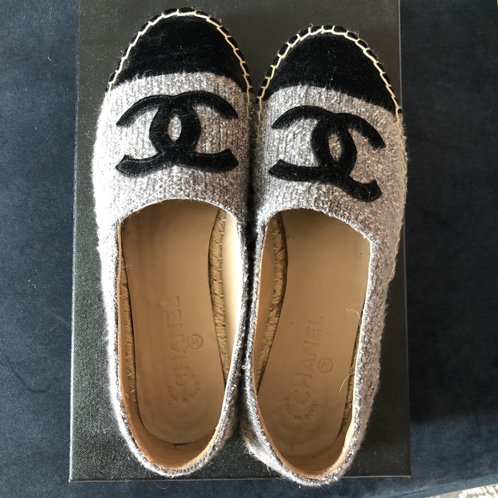 Authentic Chanel Espadrilles 38
